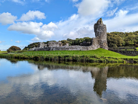 Ogmore Castle Exterior