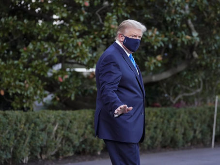 Trump saldrá del hopital hoy en la noche