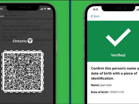 Ontario ahora exigirá el certificado de vacunación con código QR