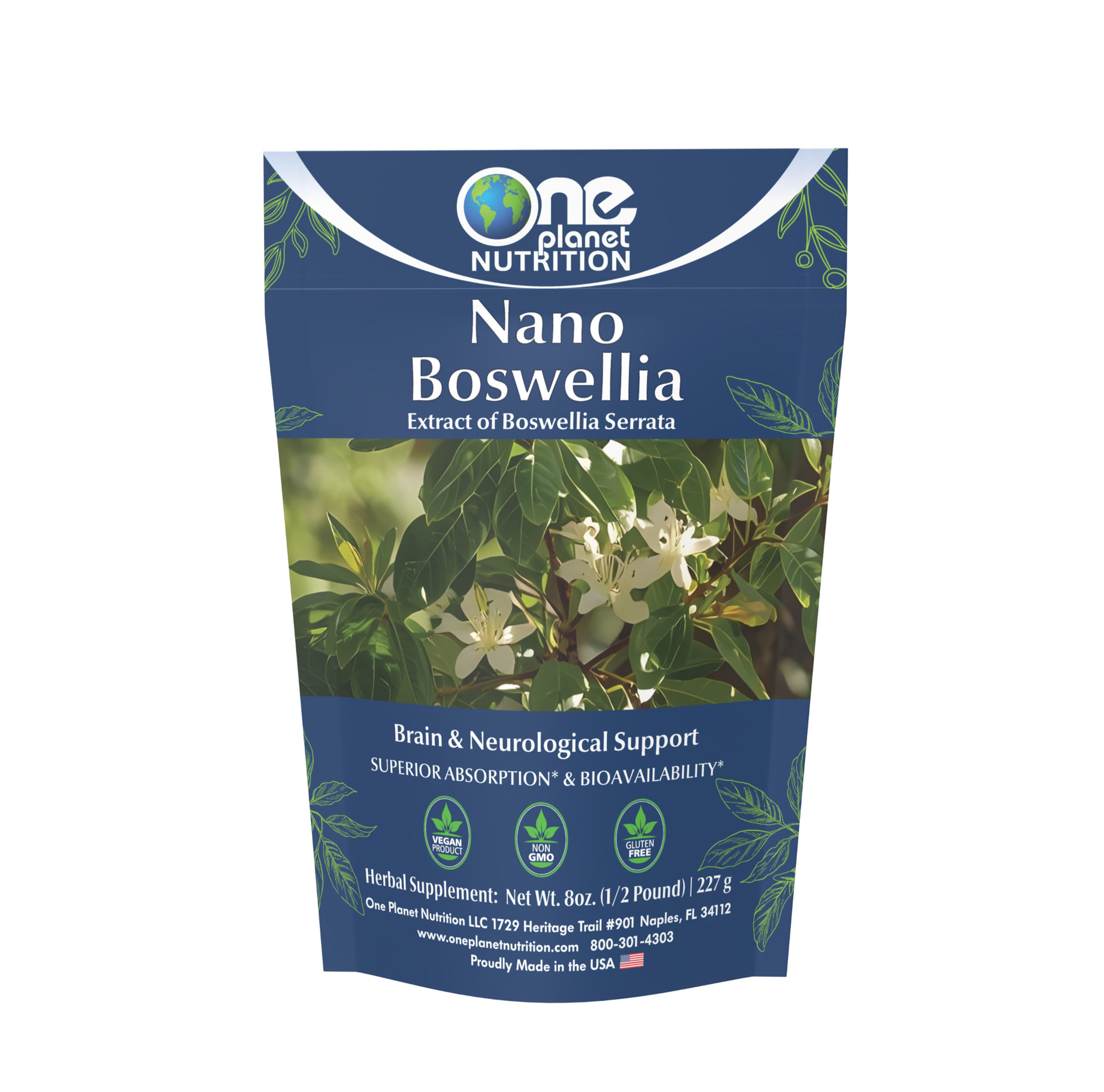 Nano Boswellia Powder - 8 oz (227 Servings)