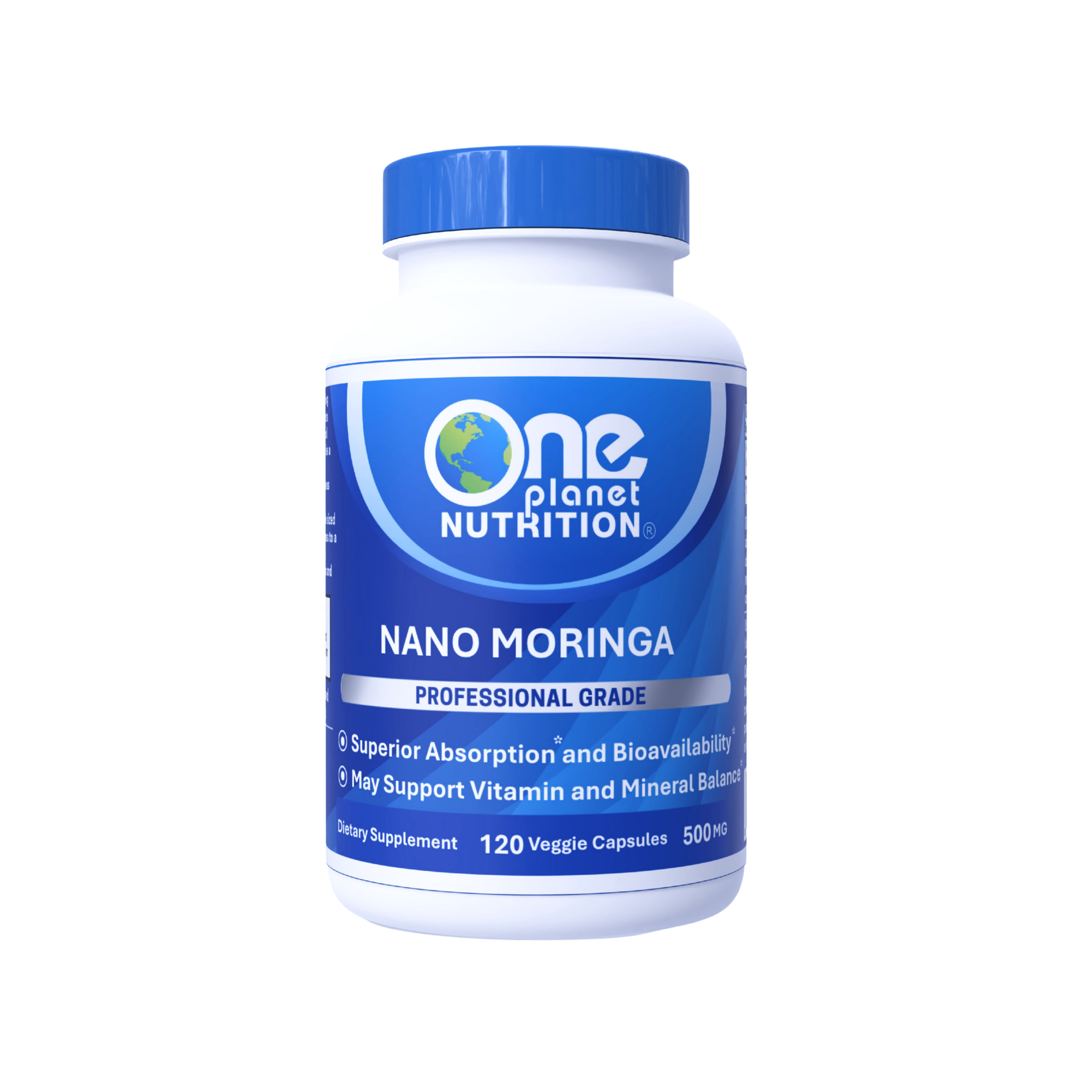 Nano Moringa Capsules 500 mg 120 ct
