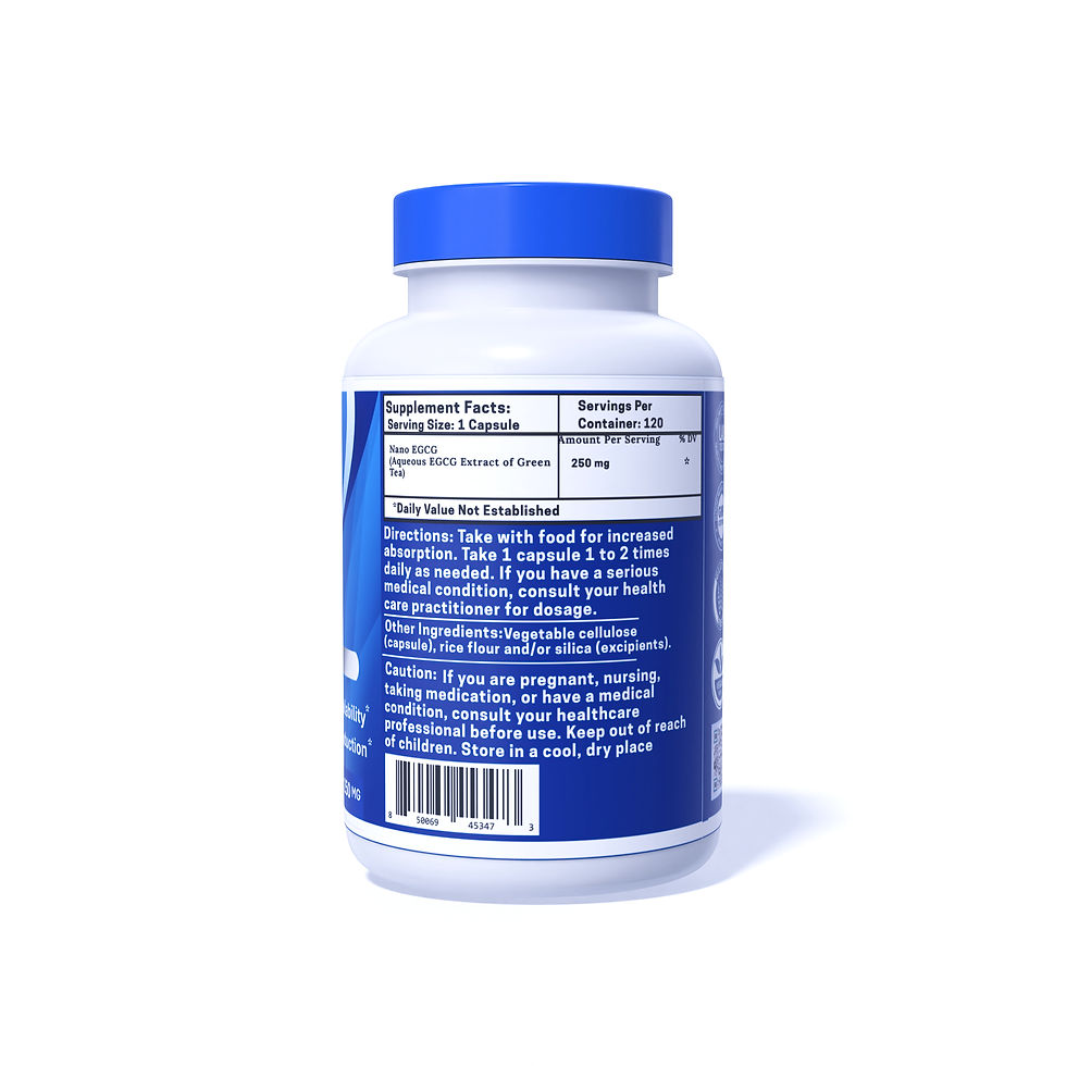 Thumbnail: Nano EGCG 250 mg 120 ct Buy 3 Get 1 FREE