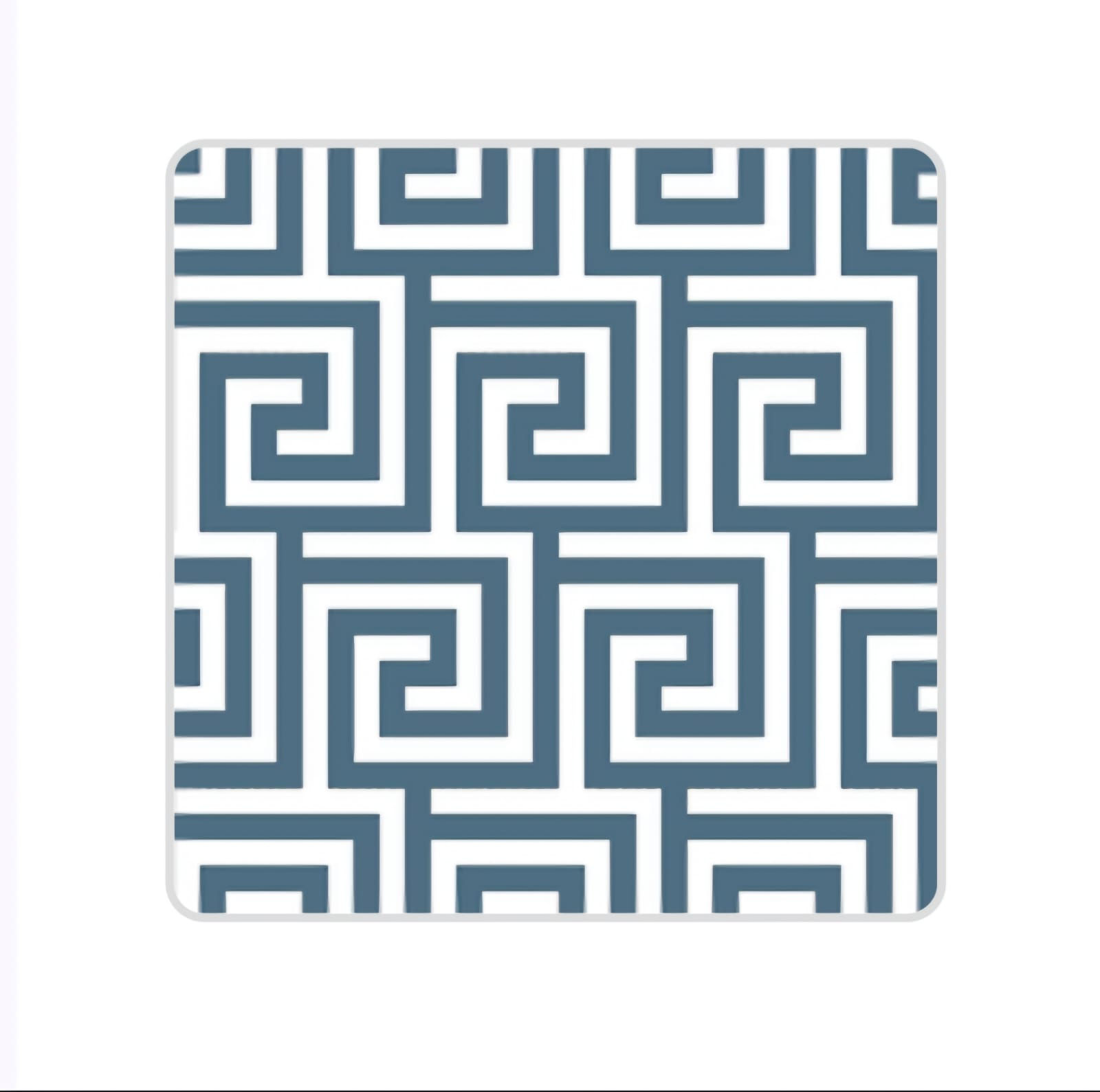 Byron & Yorke Hamptons Blue Grecian Key Dinner Napkin