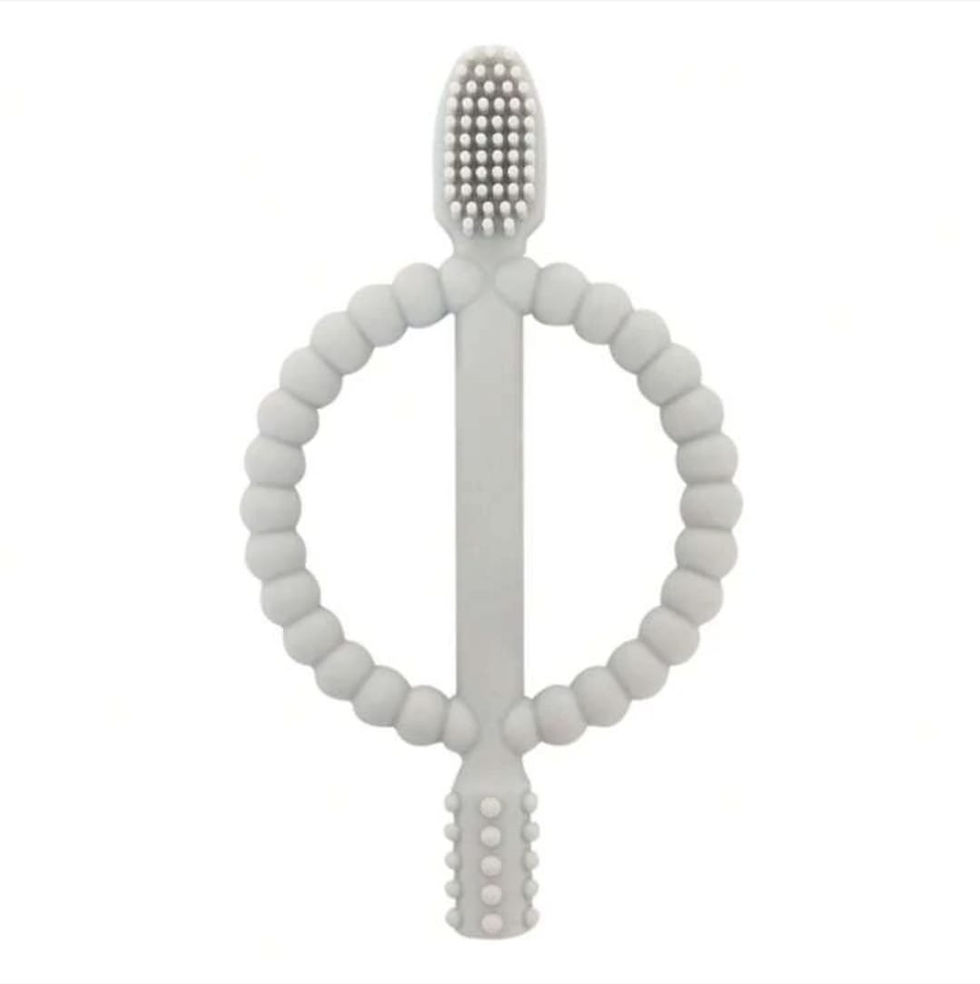 Thumbnail: Silicone toothbrush teething toy - assorted