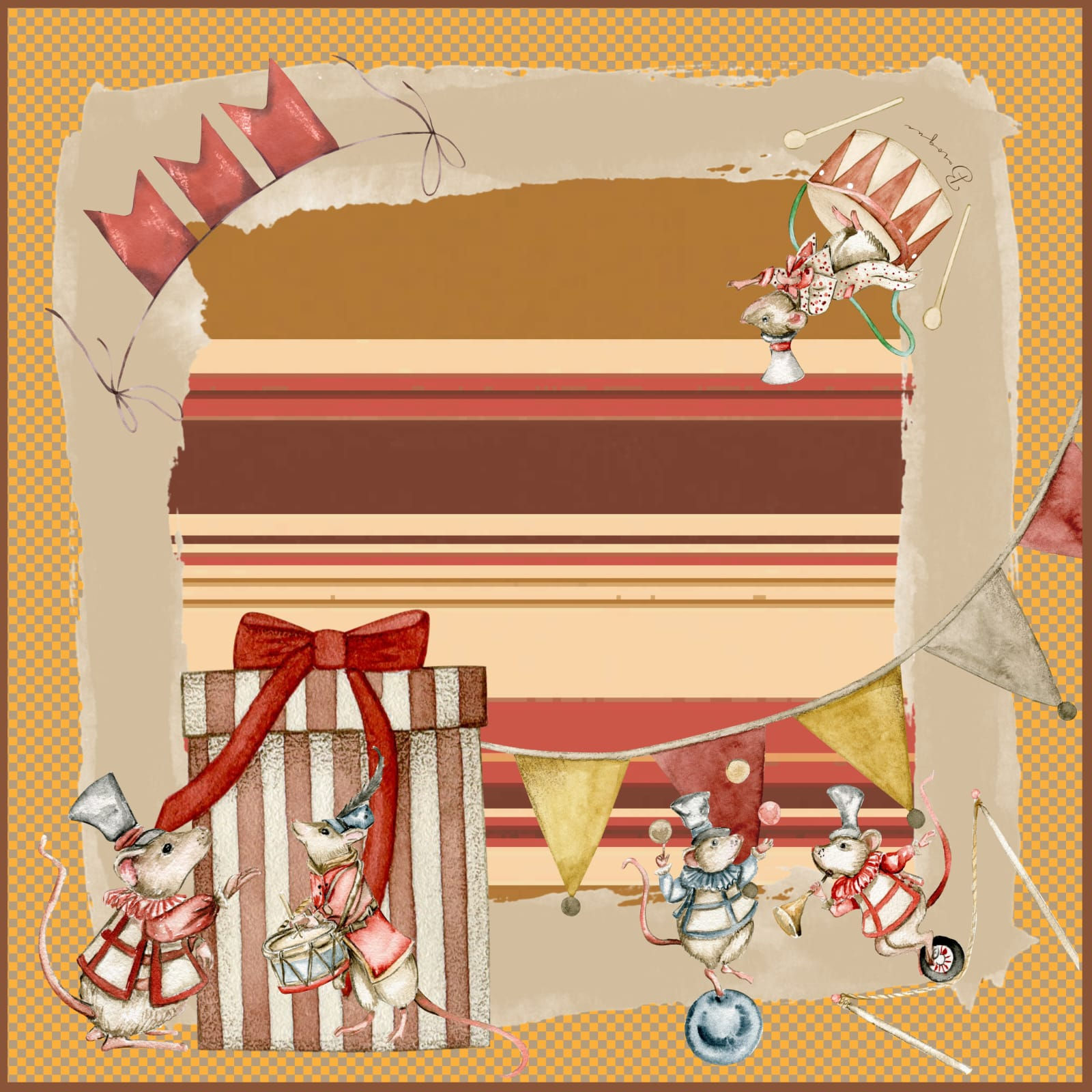 Baroque - Mr Mouses House - 65cm Linen