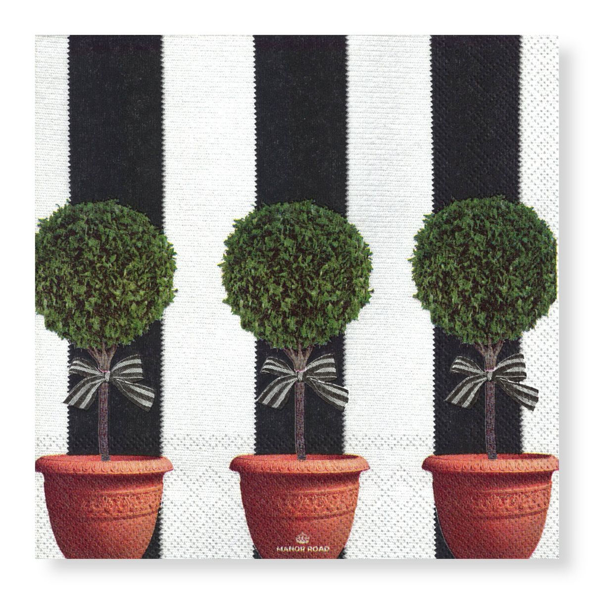 Manor Road Topiary Napkins - Luncheon