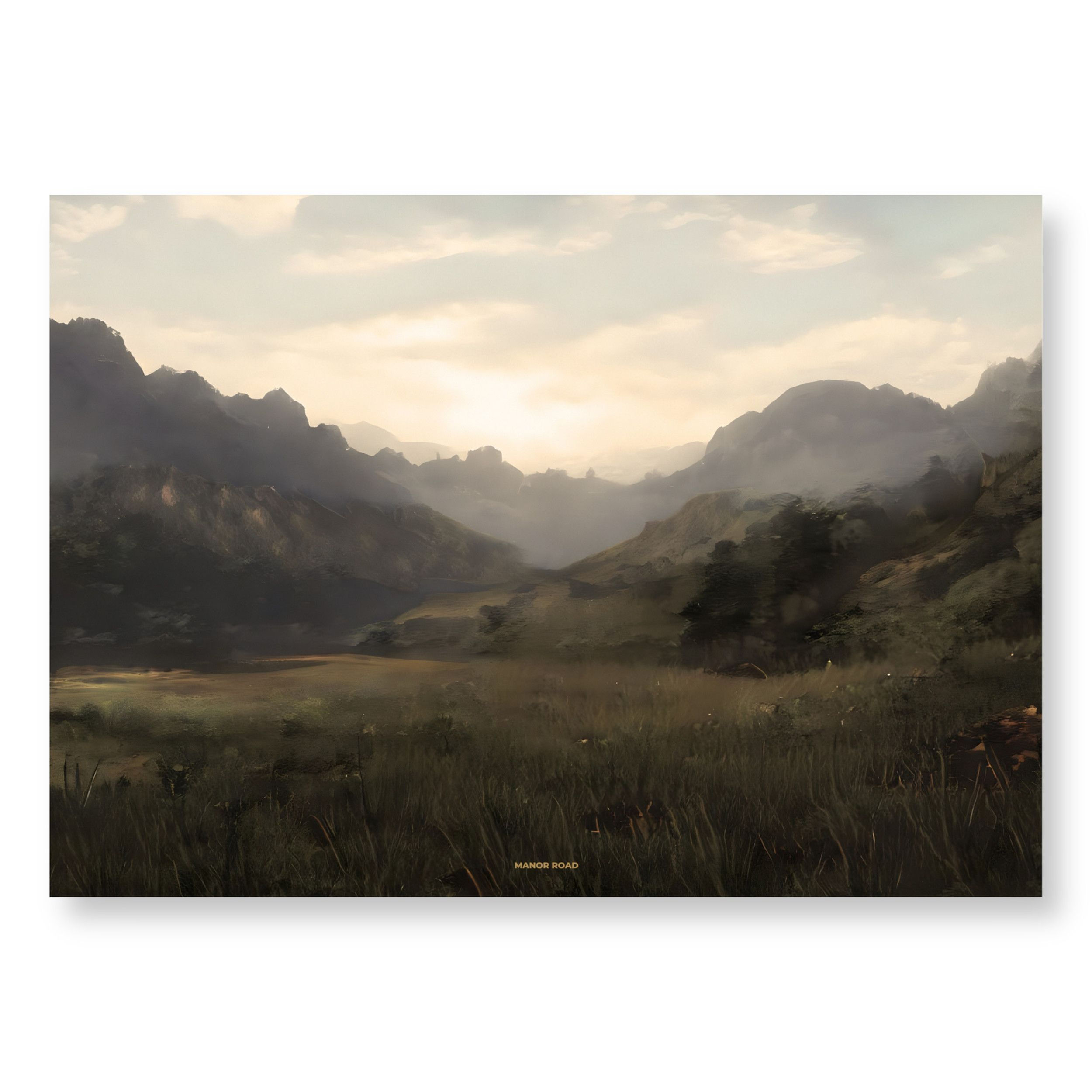 Manor Road The Landscape Greaseproof Paper - A3 Size