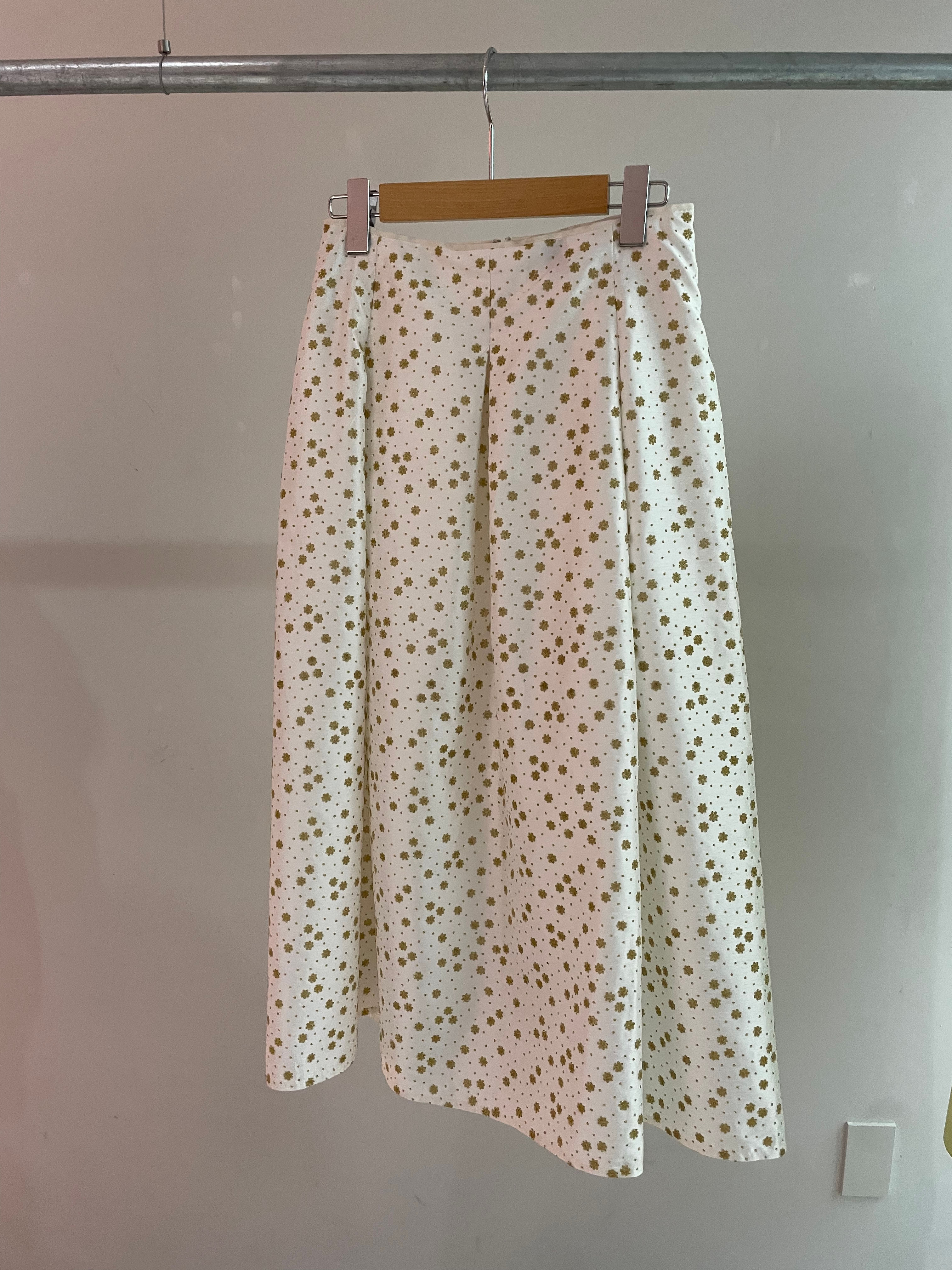 グリッターフレアスカート