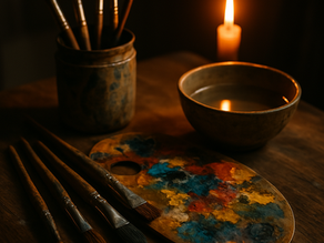 Dans un monde saturé d’images et de vitesse, peindre devient un acte de résistance, un feu intérieur. Un texte sans image, pour mieux ralentir.