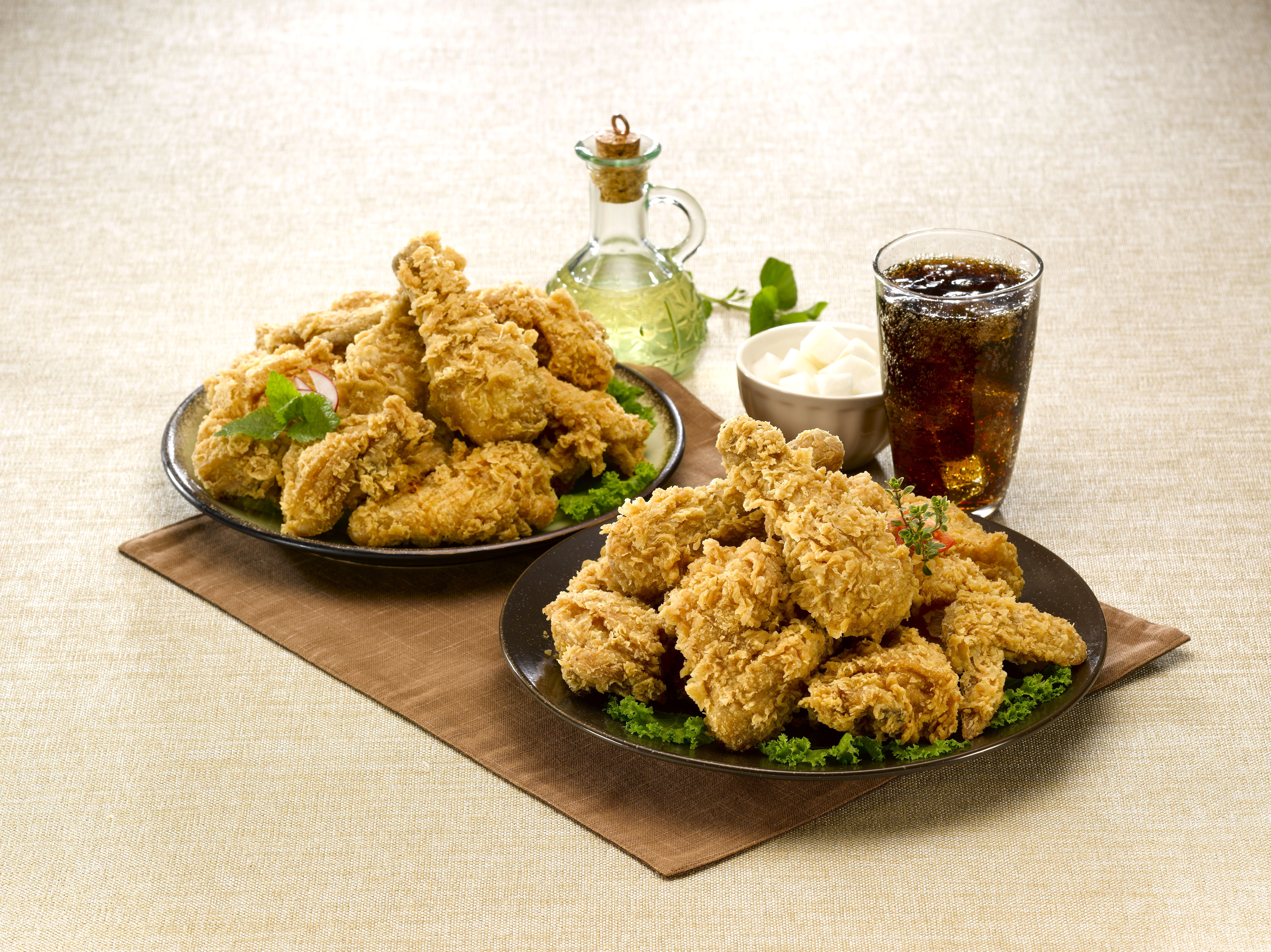 Arranged Food and Objects