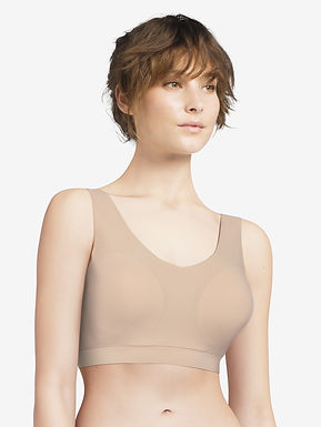 Chantelle Soft Stretch V Neck Padded Crop Top
