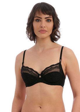 Wacoal Ravissant Black Balcony Bra