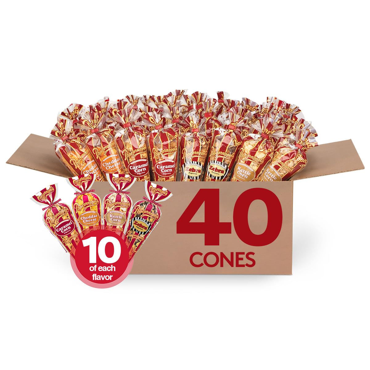 Popcorn Lovers Snack Box 10 Varieties