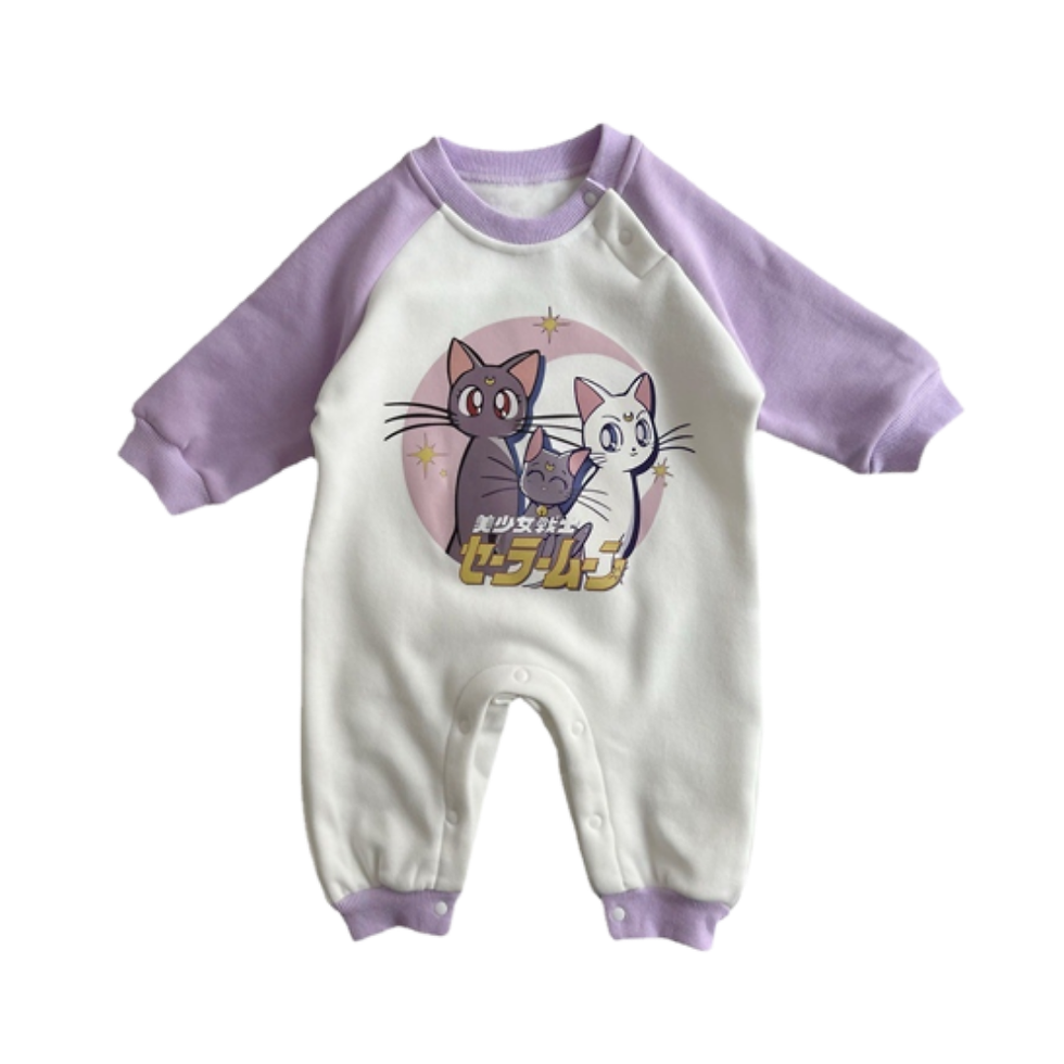 Sailormoon Cats Jumpsuit (Thick Material)