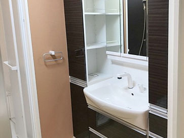 リフォった洗面所リフォーム施工例