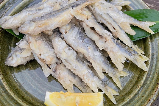 ライジングフィールド山家ホンモロコの天ぷら