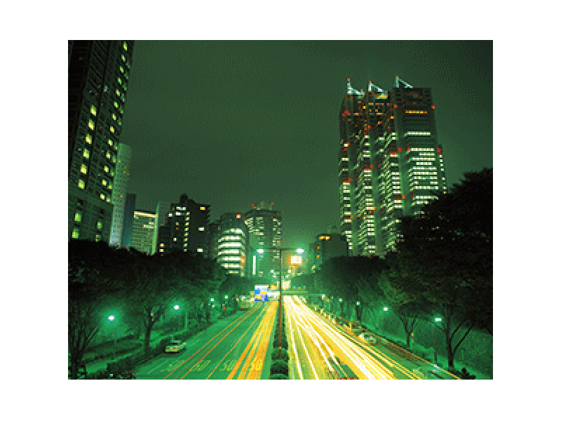 夜の都会