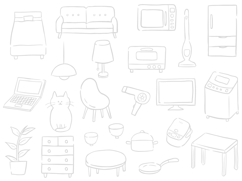 いろいろな家具のイラスト