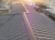 サトーテック屋根工事施工例・重ね葺（Tルーフ）