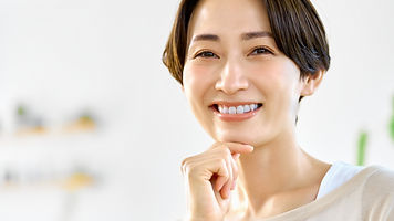 笑顔の女性