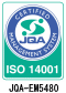 株式会社秋田県分析化学センター ISO14001認証マーク