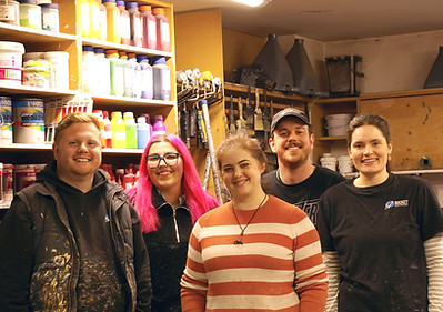 Rocket Scenery's Scenic Artist Paintshop team