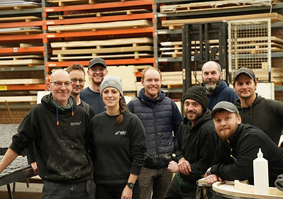 Rocket Scenery's Woodshop team of theatre carpenters