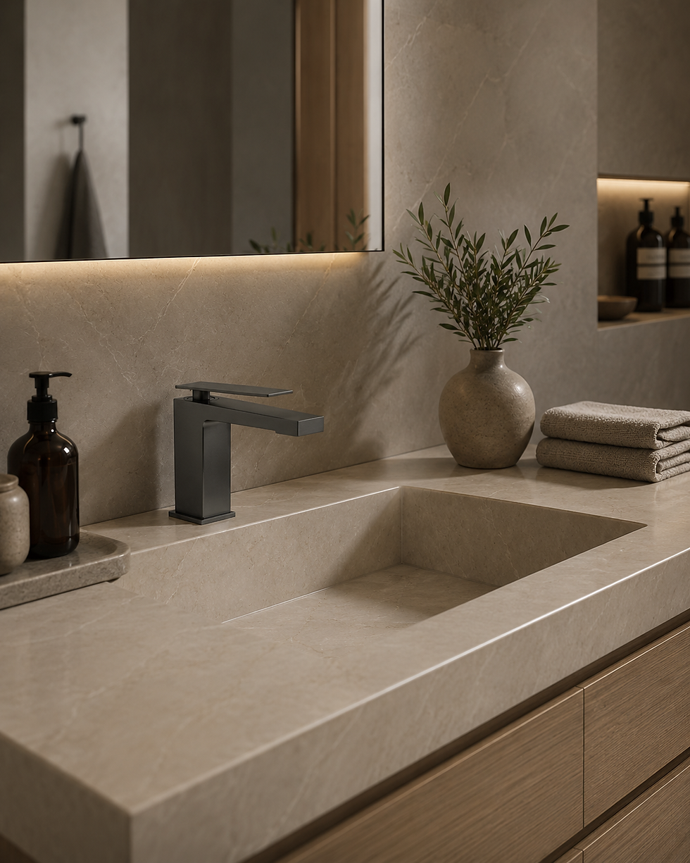 Miniatura: IMEX PISA – Grifo Monomando de Lavabo Black Gun Metal