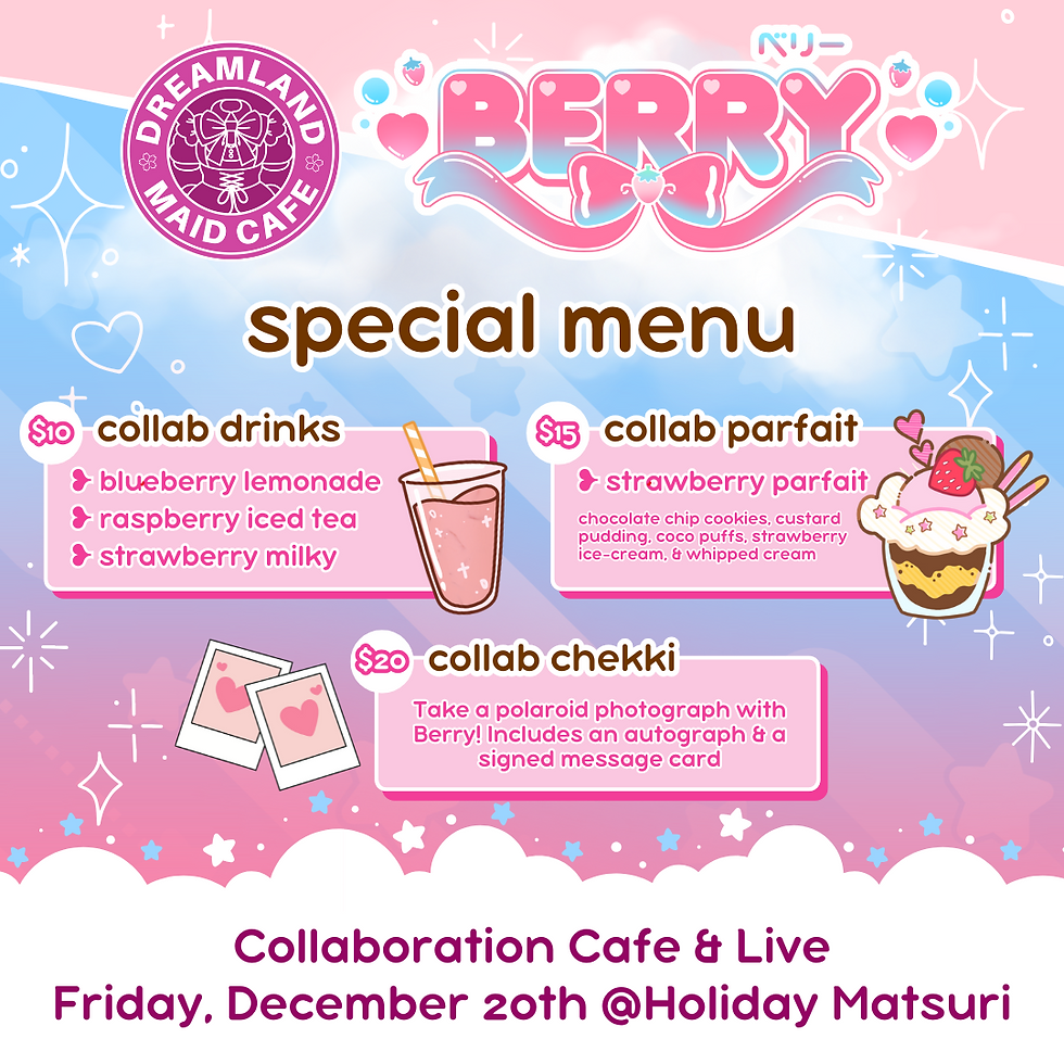Berry Collab Menu