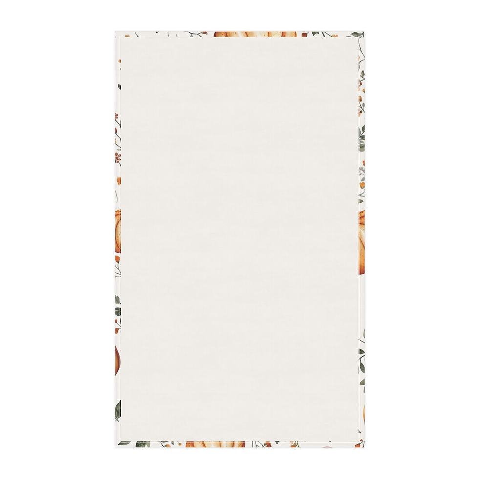 Thumbnail: Fall Pumpkin Pattern Tea Towel