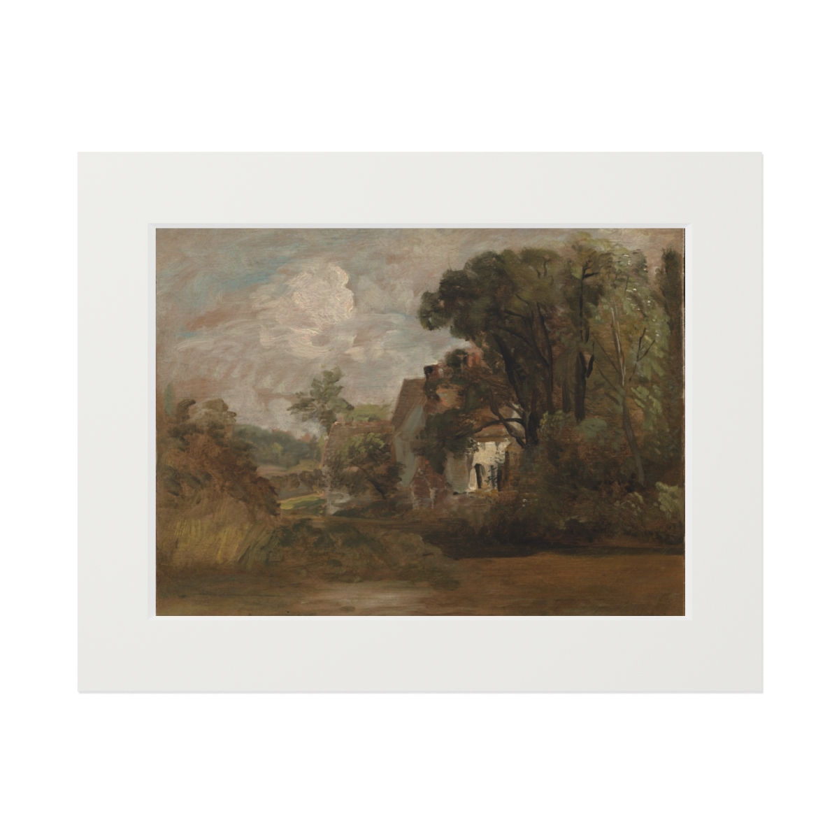 Willy Lott's House by John Constable - Fine Art Print