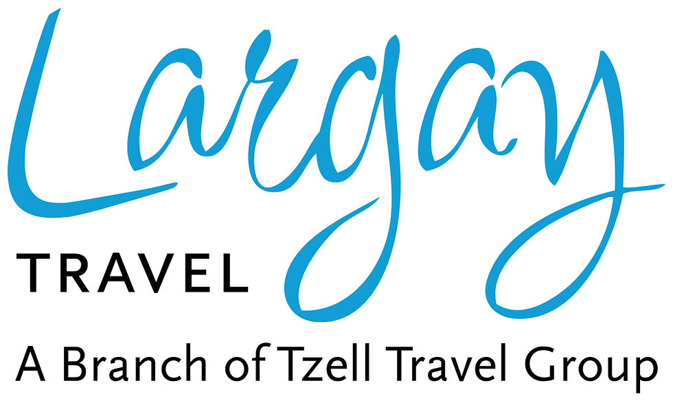 Largay Travel Logo 2024 with Tzell Travel Group