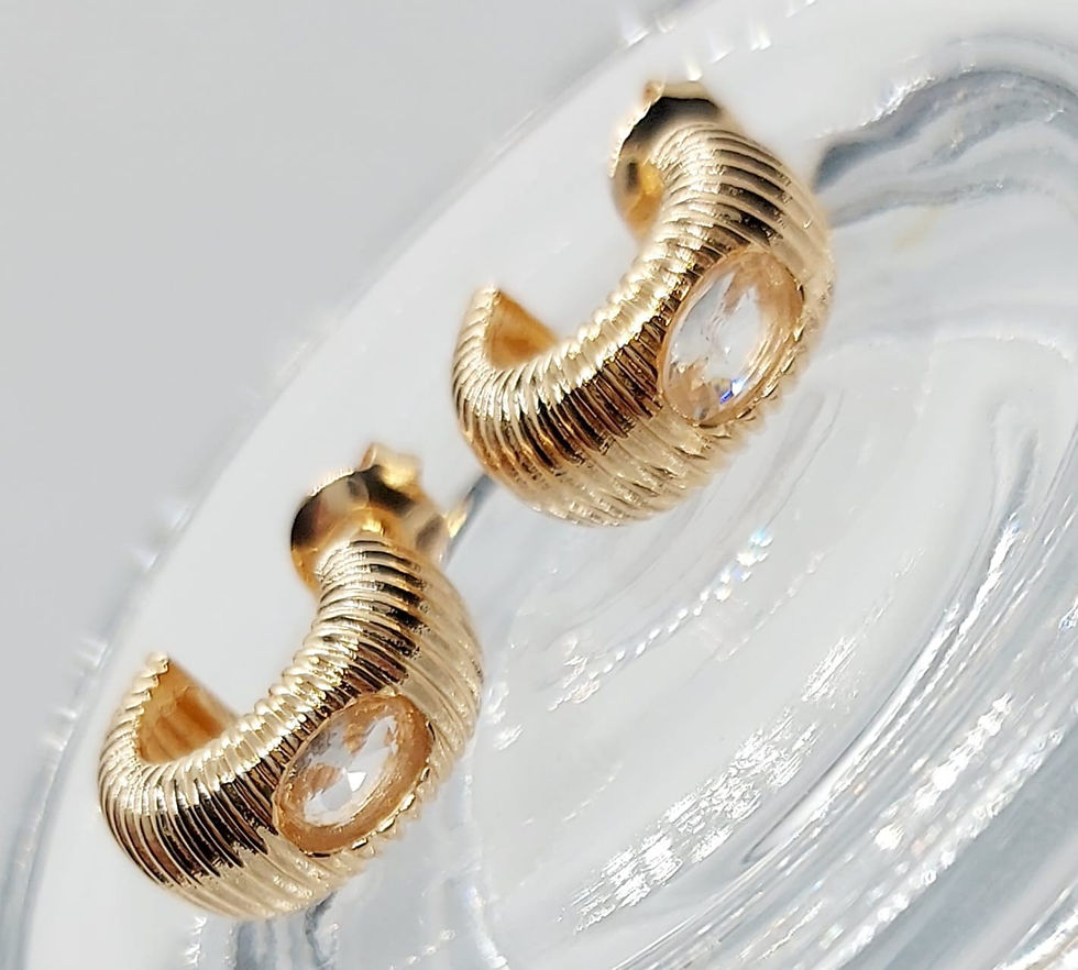 Miniatura: Argola com Cristal