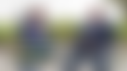 Mayor Webster Lincoln of East Palo Alto sitting with Harold Bell, CEO of MQL Magnet