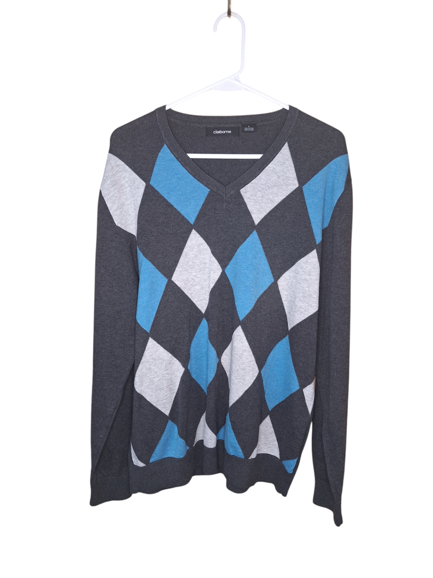 Claiborne Sweater-MultiColor Size L