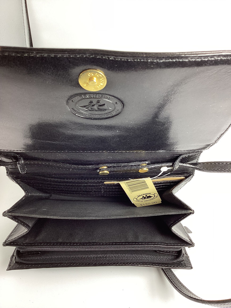 Thumbnail: Brahmin Tera Black Tuscan Crossbody