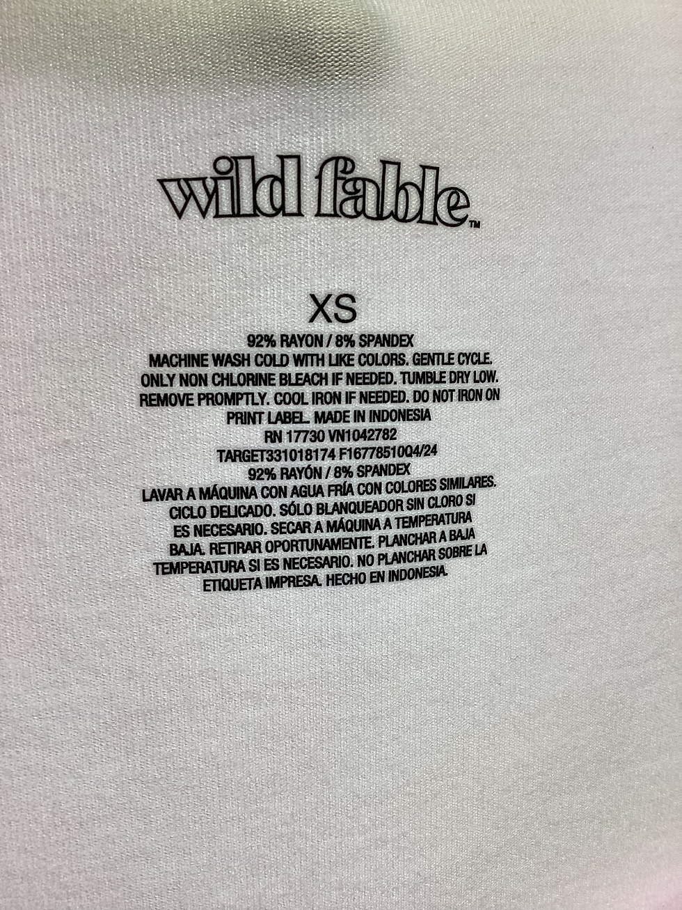 Thumbnail: Wild Fable Top Size XS