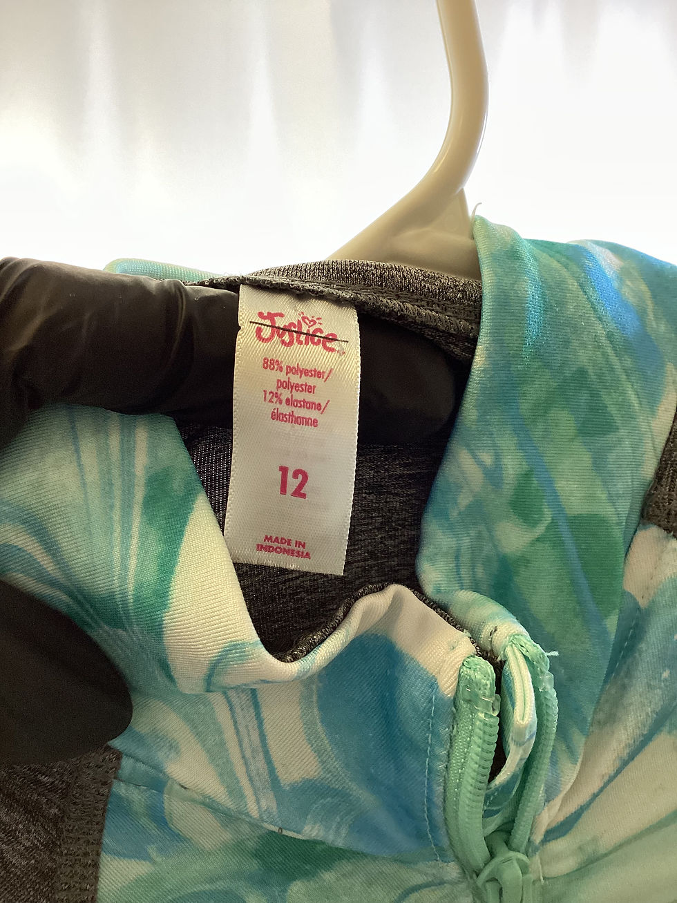 Thumbnail: Girls Justice Full Zip Jacket Size 12