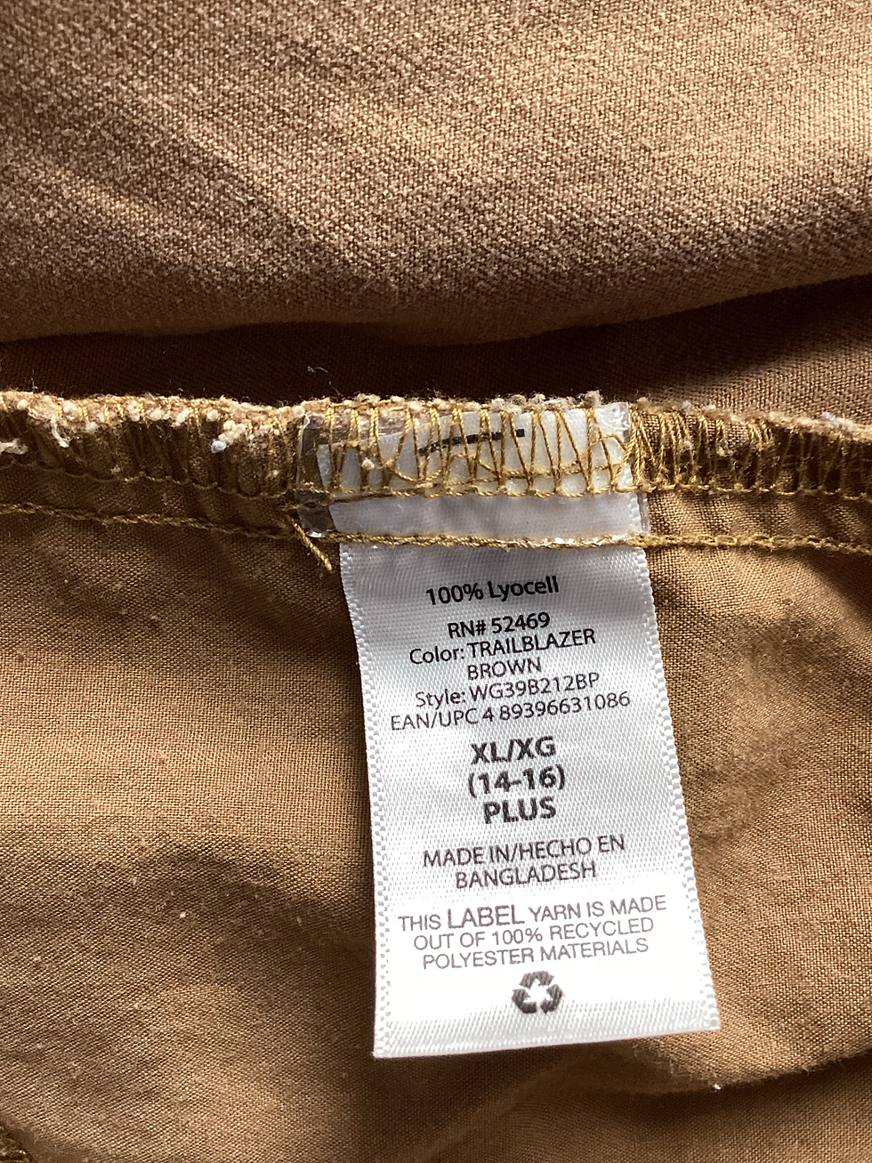 Thumbnail: Girls Wonder Nation Pants Size XL (14-16) Plus