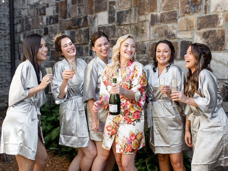 Atlanta bride and bridal party preparing for a wedding skincare and microneedling treatment plan