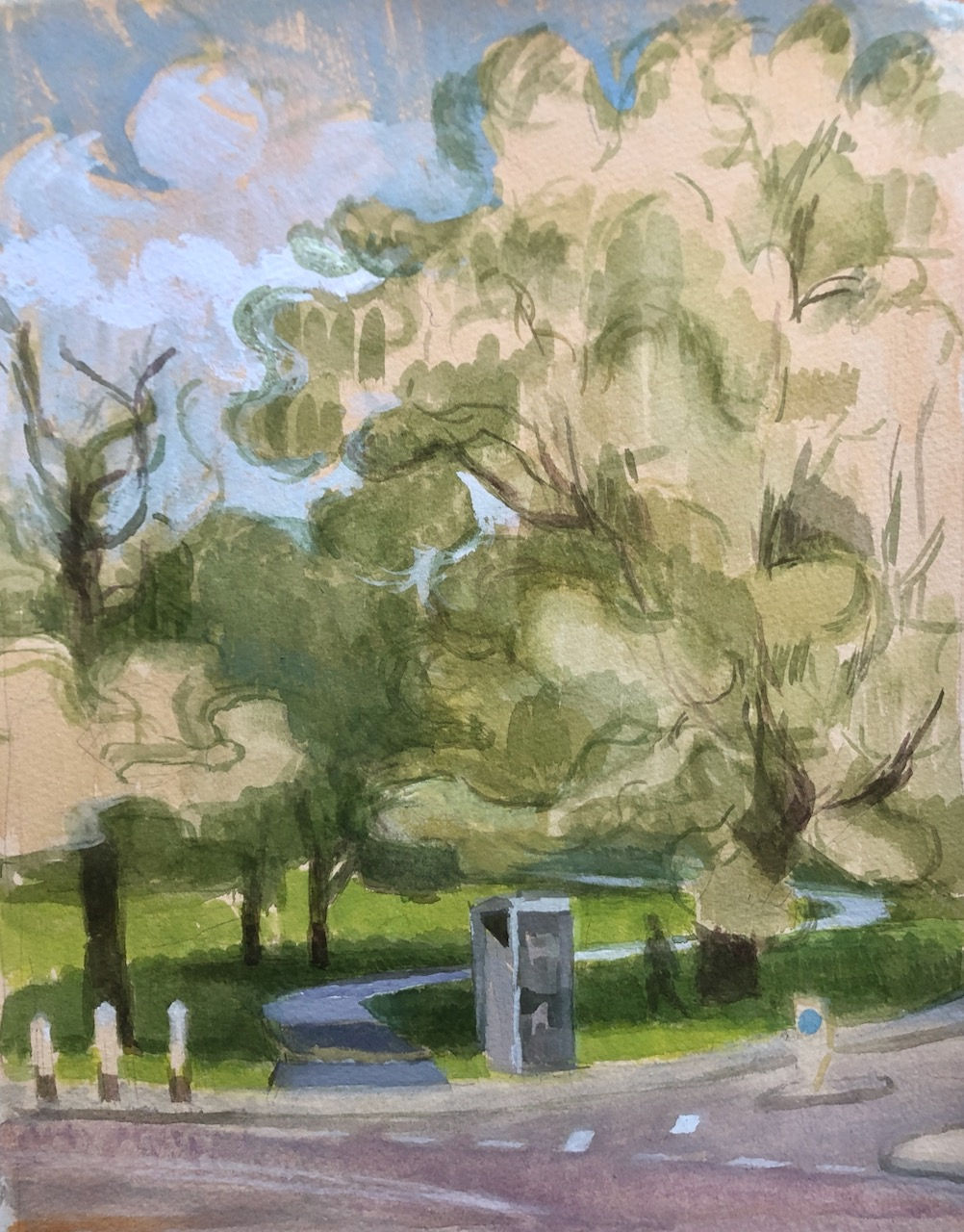 Disused Phone Box by Julian Woodward