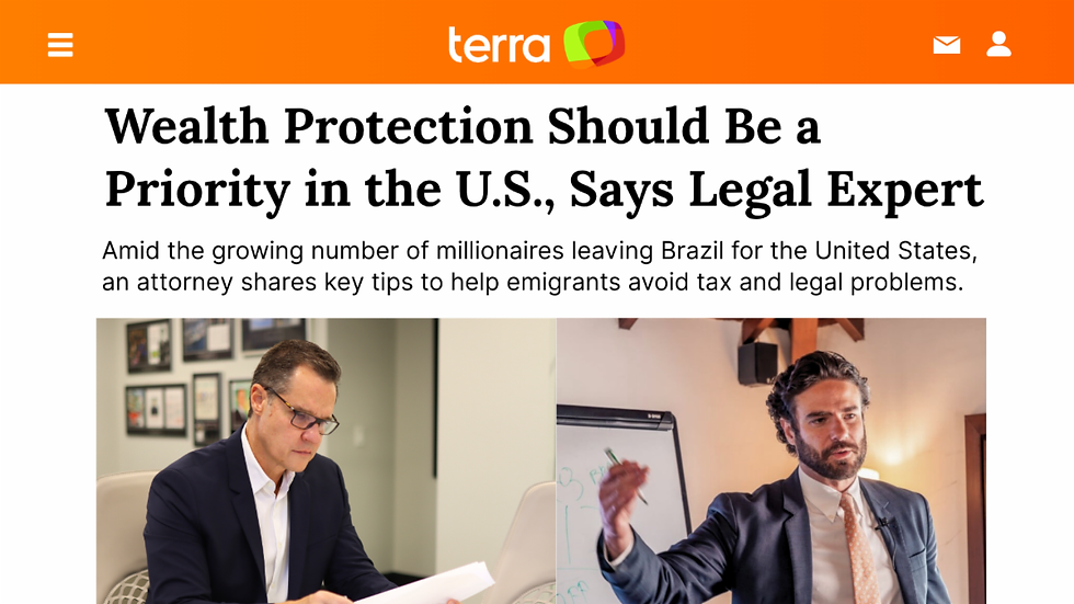 Portal Terra article featuring Piquet Law Firm