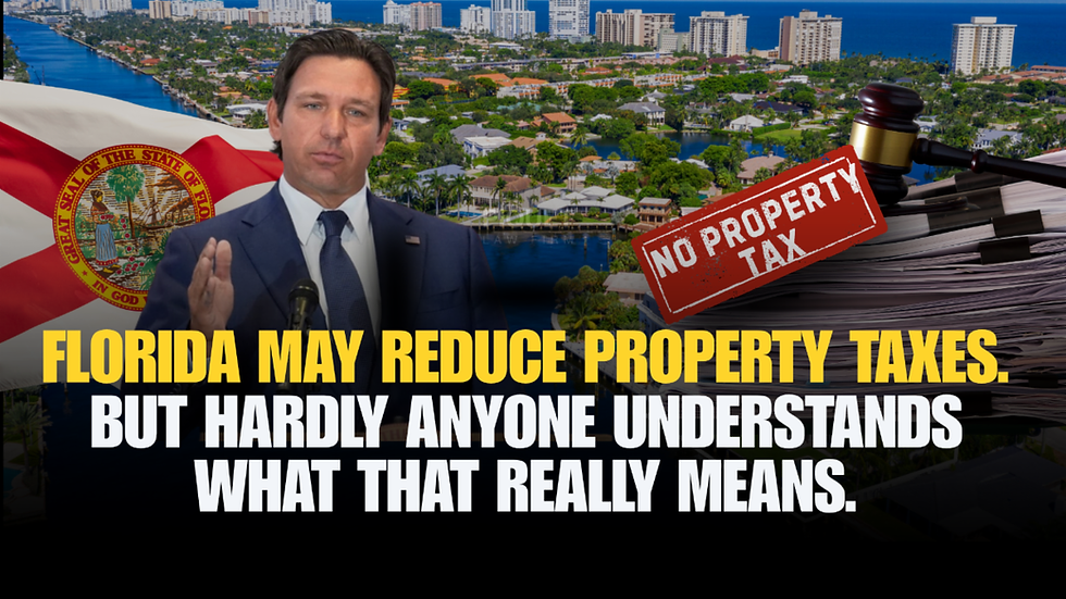 Florida May Reduce Property Tax: What Changes for Brazilians Living in or Investing in the State