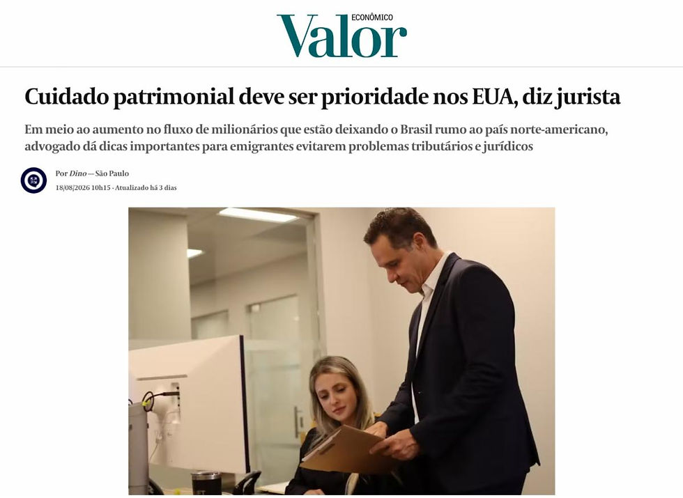 Reprodução da reportagem do Valor Econômico de 18/08/2026
