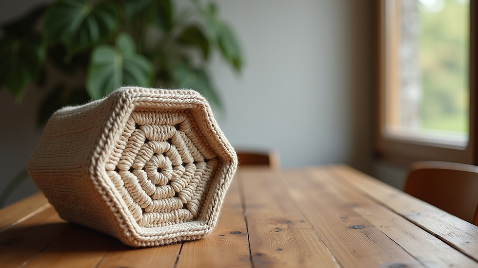 Offrir un gilet crochet original : le charme du gilet hexagonal en crochet