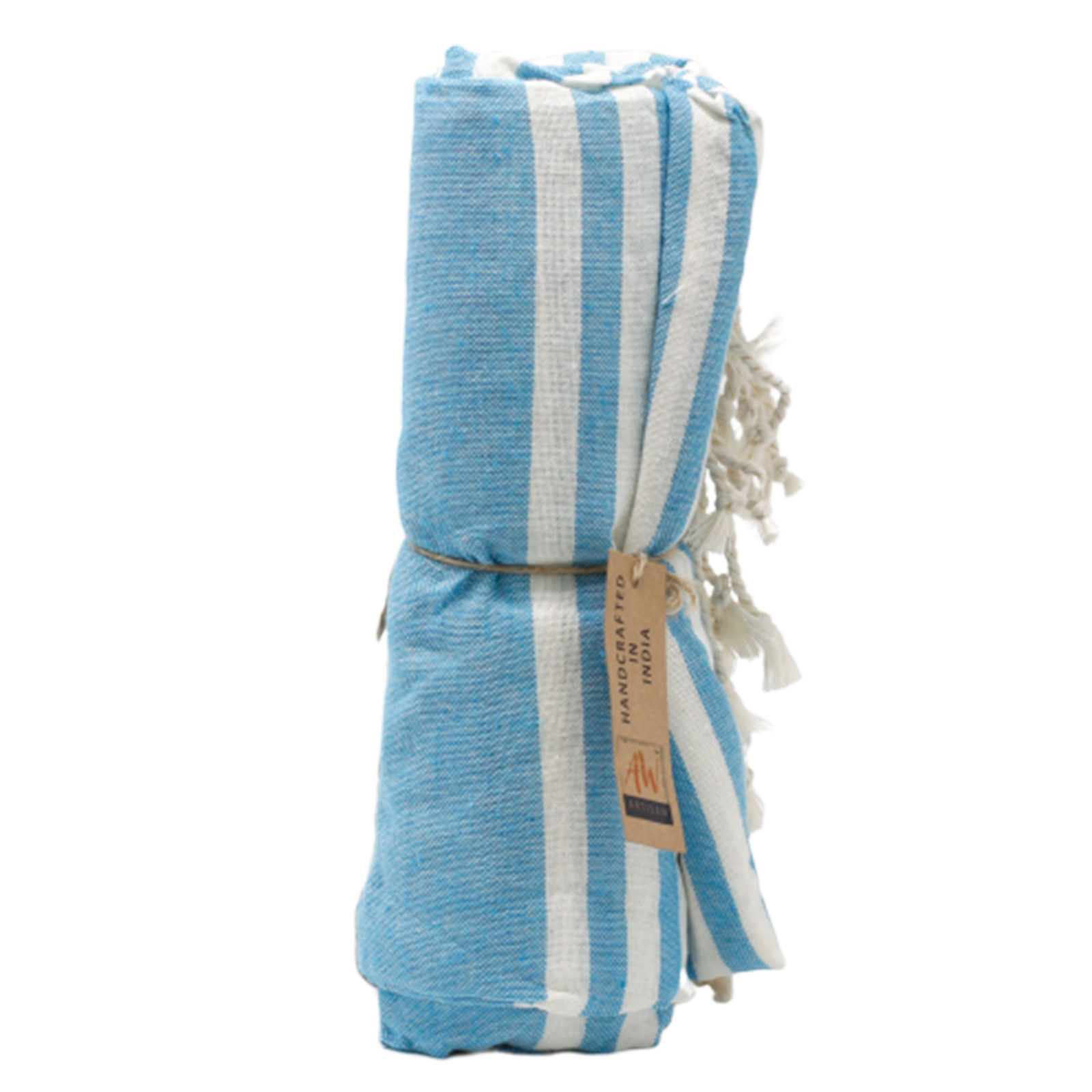 Stripy Cotton Throw Assorted Colours