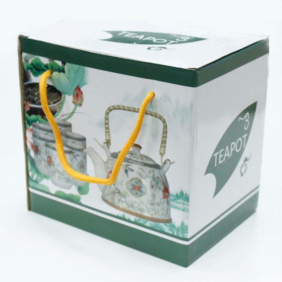 Thumbnail: Herbal Teapot & Cups - Bamboo