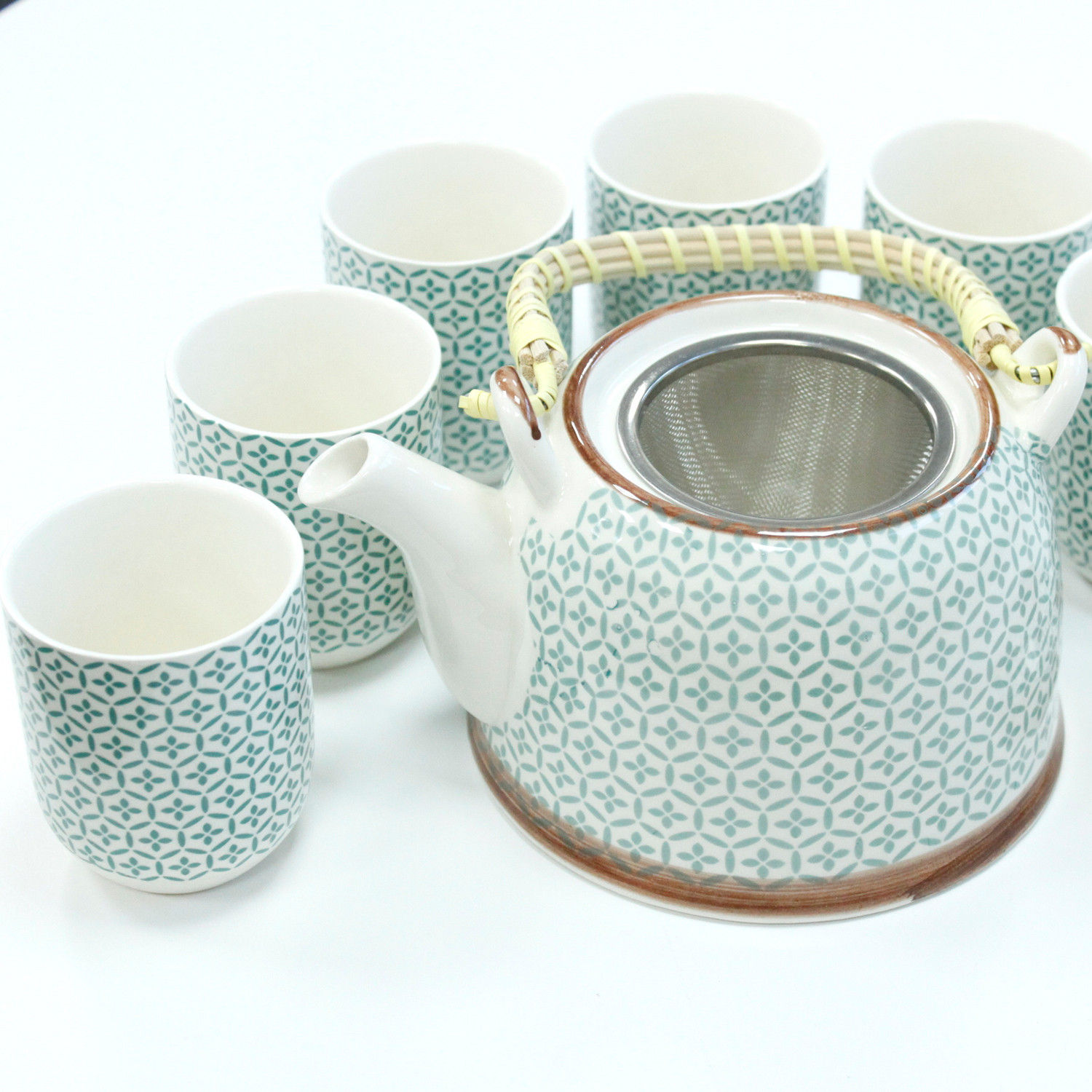 Herbal Teapot Set in Green