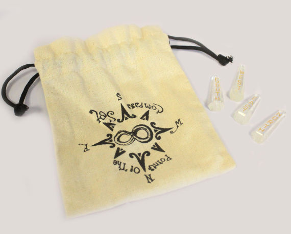 Thumbnail: Compass Points Quartz Crystal Set