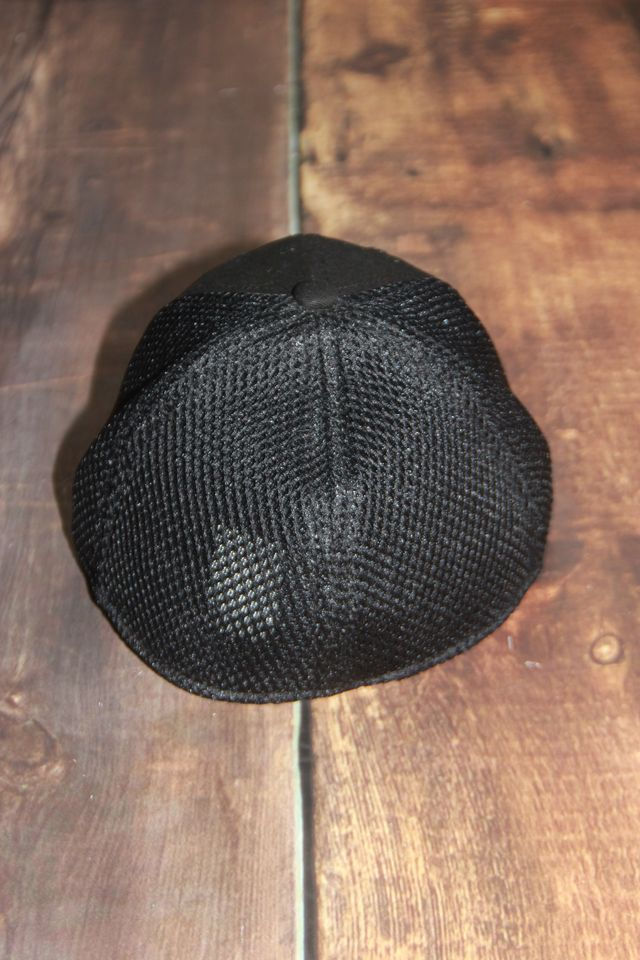 Thumbnail: Youth - Black Stretch Mesh Back Hat with Embroidered Wapiti Off-Road Logo